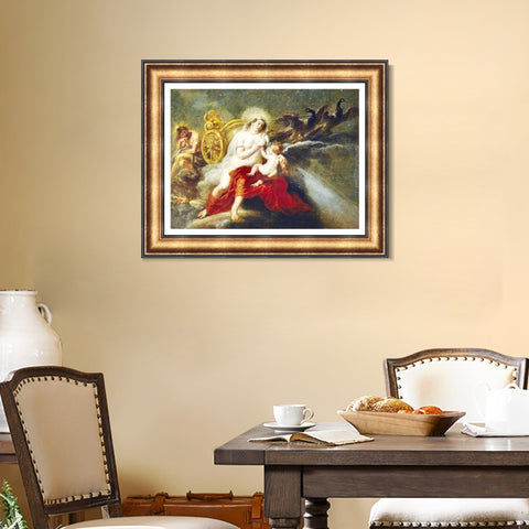 INVIN ART Framed Canvas Art Giclee Print Series#239 by Peter Paul Rubens Wall Art Living Room Home Office Decorations