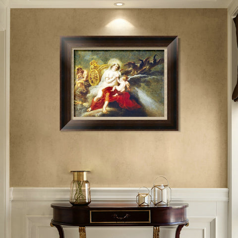 INVIN ART Framed Canvas Art Giclee Print Series#239 by Peter Paul Rubens Wall Art Living Room Home Office Decorations