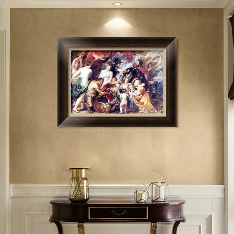 INVIN ART Framed Canvas Art Giclee Print Series#240 by Peter Paul Rubens Wall Art Living Room Home Office Decorations