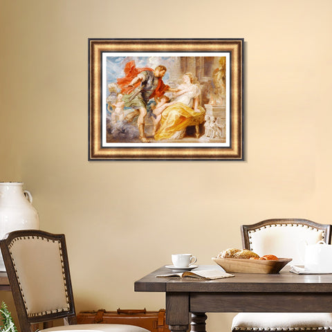 INVIN ART Framed Canvas Art Giclee Print Series#242 by Peter Paul Rubens Wall Art Living Room Home Office Decorations