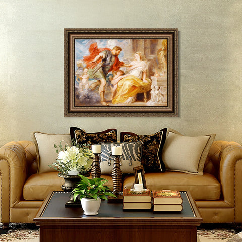 INVIN ART Framed Canvas Art Giclee Print Series#242 by Peter Paul Rubens Wall Art Living Room Home Office Decorations