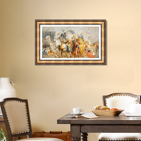 INVIN ART Framed Canvas Art Giclee Print Series#243 by Peter Paul Rubens Wall Art Living Room Home Office Decorations