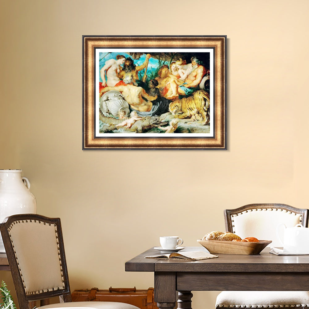 INVIN ART Framed Canvas Art Giclee Print Series#244 by Peter Paul Rubens Wall Art