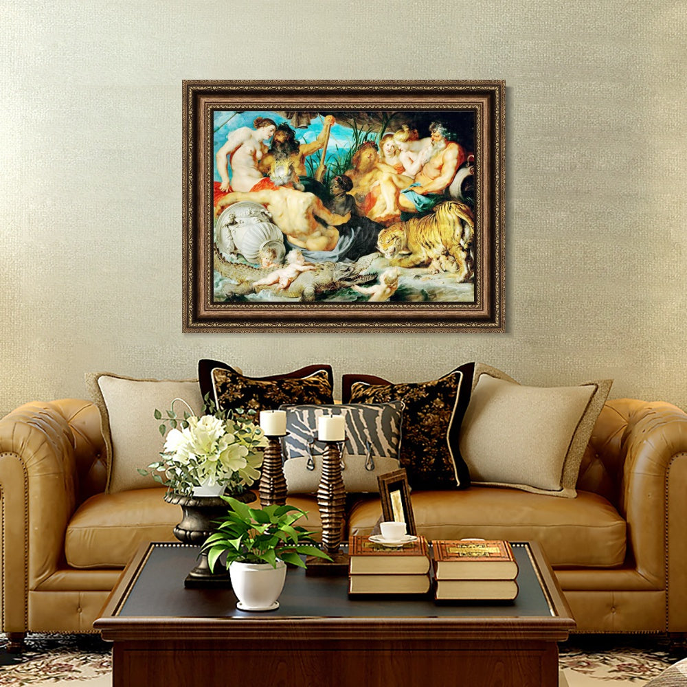 INVIN ART Framed Canvas Art Giclee Print Series#244 by Peter Paul Rubens Wall Art