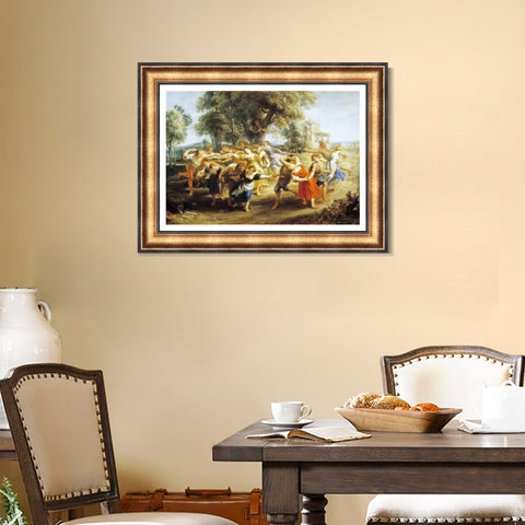 INVIN ART Framed Canvas Art Giclee Print Series#246 by Peter Paul Rubens Wall Art Living Room Home Office Decorations