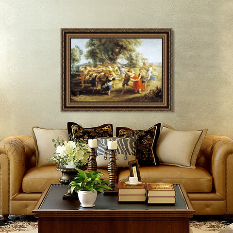 INVIN ART Framed Canvas Art Giclee Print Series#246 by Peter Paul Rubens Wall Art Living Room Home Office Decorations