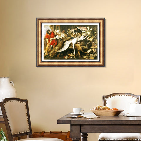 INVIN ART Framed Canvas Art Giclee Print Series#247 by Peter Paul Rubens Wall Art Living Room Home Office Decorations