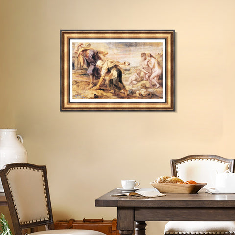 INVIN ART Framed Canvas Art Giclee Print Series#248 by Peter Paul Rubens Wall Art Living Room Home Office Decorations