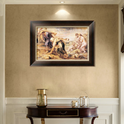 INVIN ART Framed Canvas Art Giclee Print Series#248 by Peter Paul Rubens Wall Art Living Room Home Office Decorations