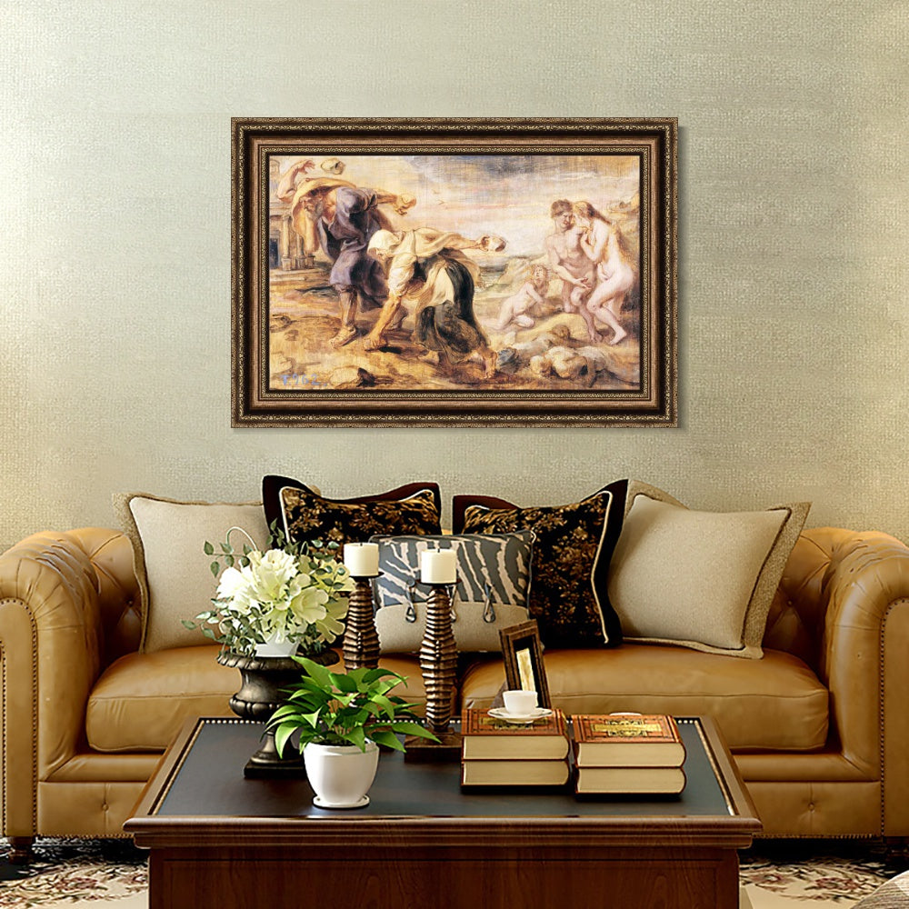 INVIN ART Framed Canvas Art Giclee Print Series#248 by Peter Paul Rubens Wall Art