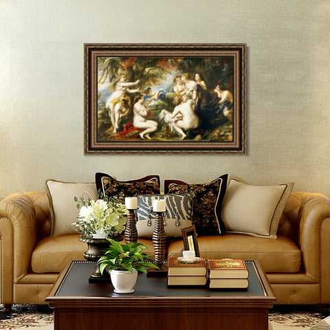 INVIN ART Framed Canvas Art Giclee Print Series#249 by Peter Paul Rubens Wall Art Living Room Home Office Decorations