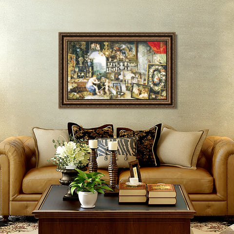 INVIN ART Framed Canvas Art Giclee Print Series#251 by Peter Paul Rubens Wall Art Living Room Home Office Decorations