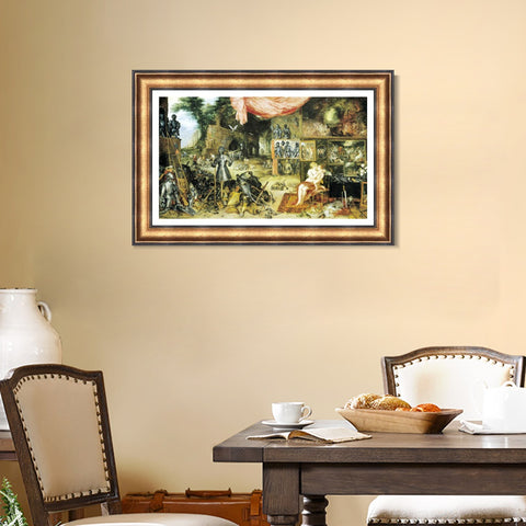 INVIN ART Framed Canvas Art Giclee Print Series#252 by Peter Paul Rubens Wall Art Living Room Home Office Decorations