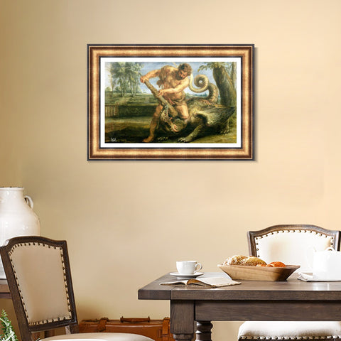 INVIN ART Framed Canvas Art Giclee Print Series#253 by Peter Paul Rubens Wall Art Living Room Home Office Decorations