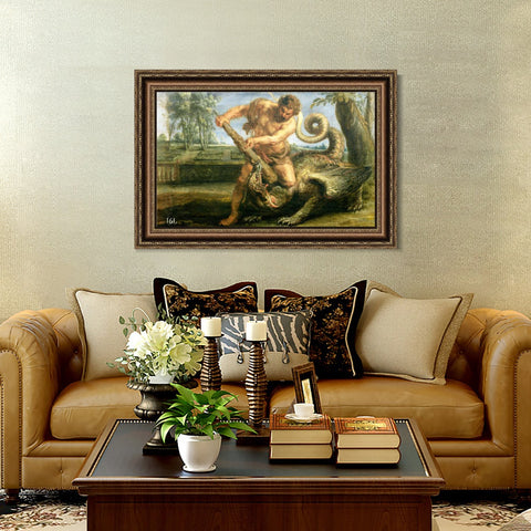 INVIN ART Framed Canvas Art Giclee Print Series#253 by Peter Paul Rubens Wall Art Living Room Home Office Decorations