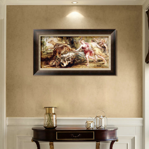 INVIN ART Framed Canvas Art Giclee Print Series#255 by Peter Paul Rubens Wall Art Living Room Home Office Decorations