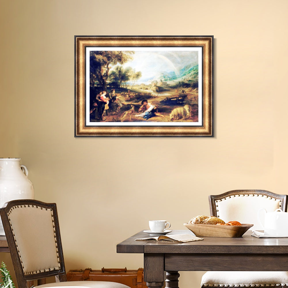 INVIN ART Framed Canvas Art Giclee Print Series#256 by Peter Paul Rubens Wall Art