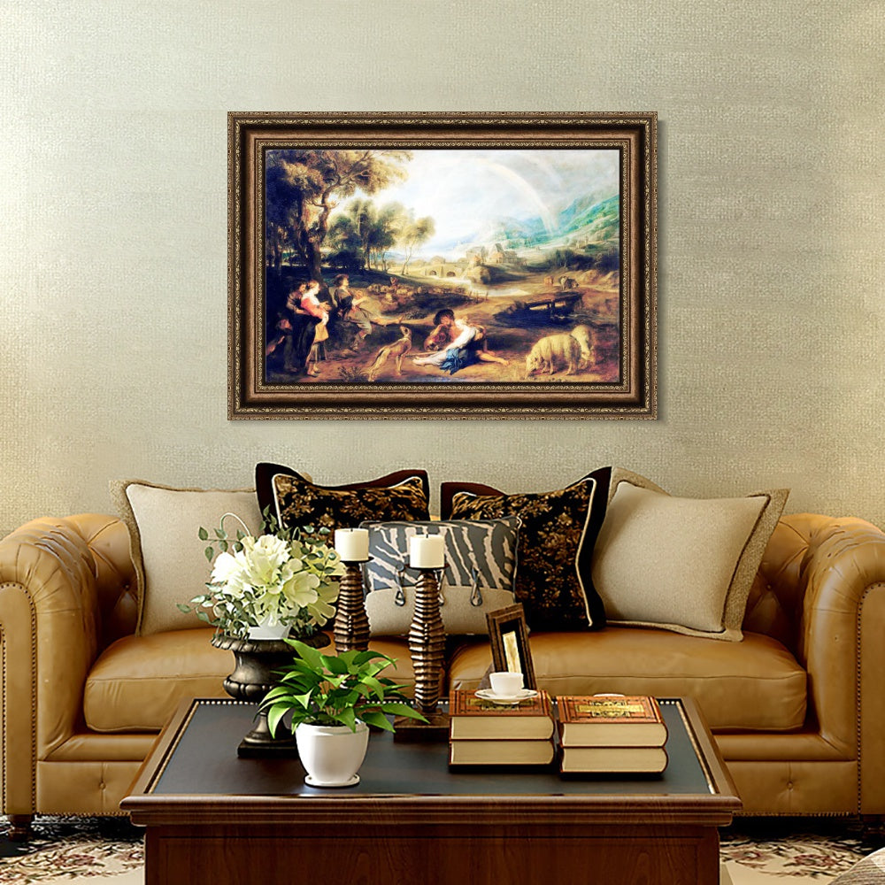 INVIN ART Framed Canvas Art Giclee Print Series#256 by Peter Paul Rubens Wall Art