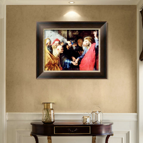 INVIN ART Framed Canvas Art Giclee Print Series#258 by Peter Paul Rubens Wall Art Living Room Home Office Decorations