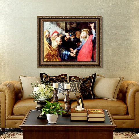 INVIN ART Framed Canvas Art Giclee Print Series#258 by Peter Paul Rubens Wall Art Living Room Home Office Decorations