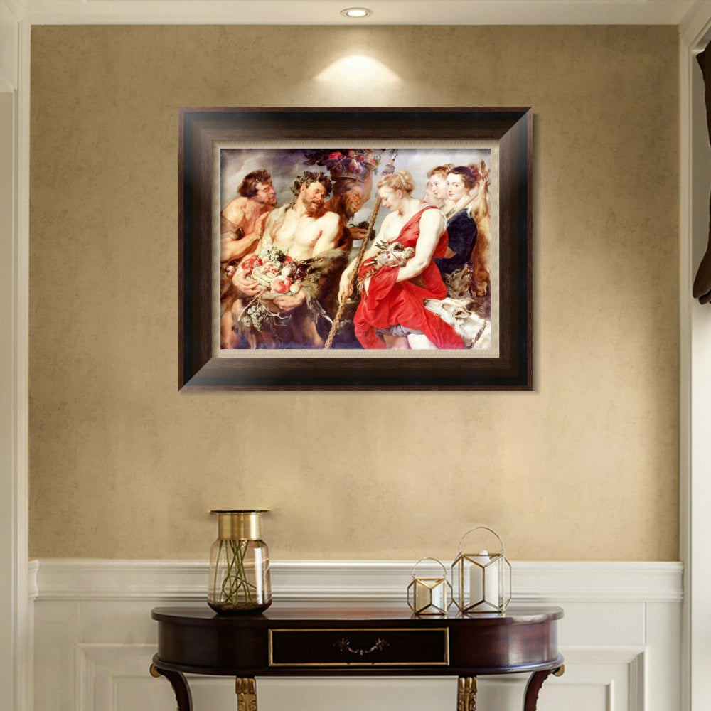 INVIN ART Framed Canvas Art Giclee Print Series#262 by Peter Paul Rubens Wall Art