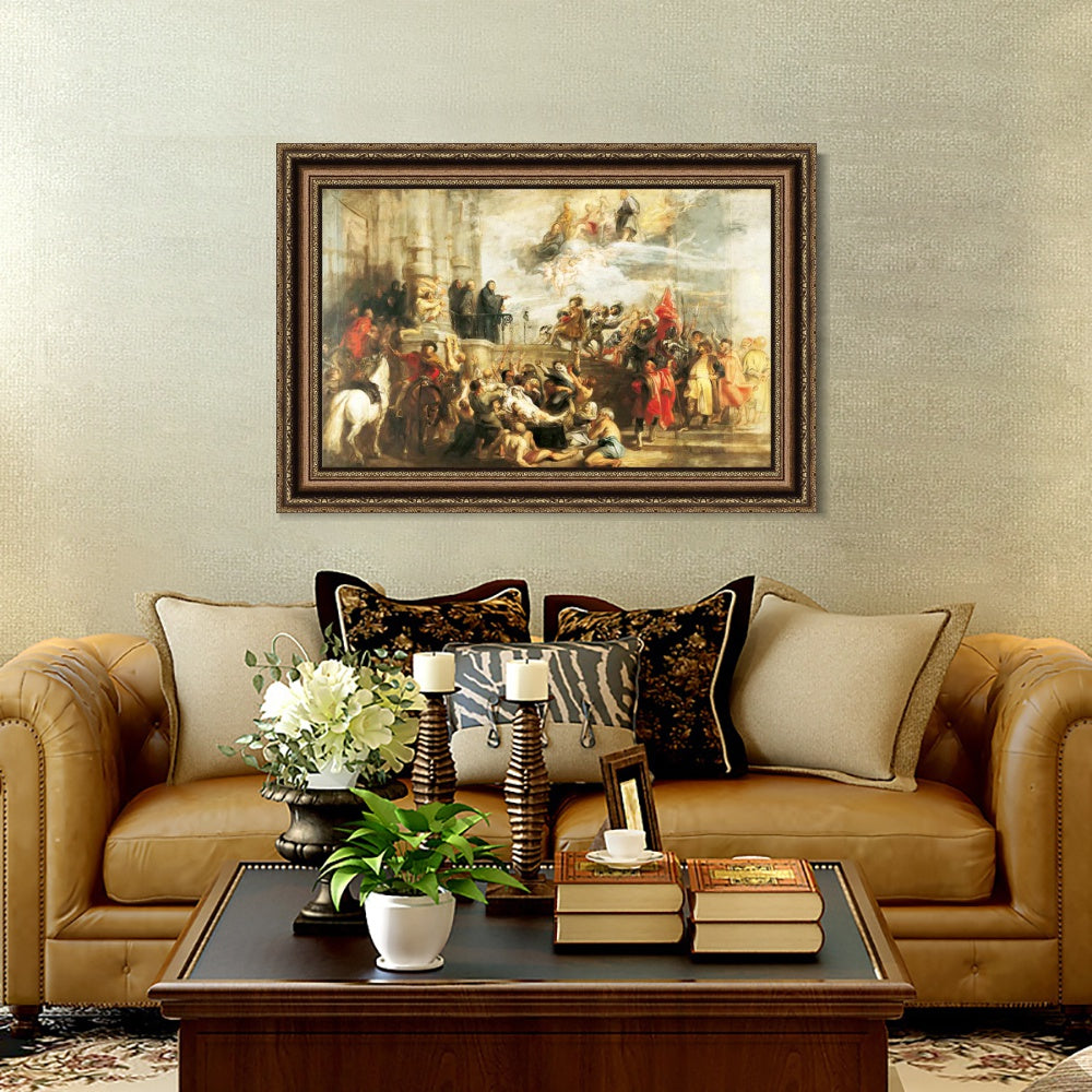 INVIN ART Framed Canvas Art Giclee Print Series#263 by Peter Paul Rubens Wall Art