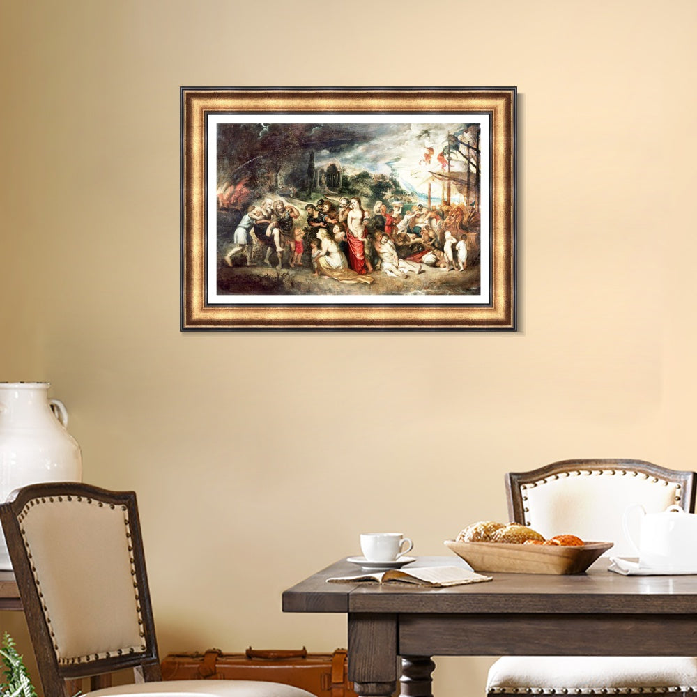 INVIN ART Framed Canvas Art Giclee Print Series#269 by Peter Paul Rubens Wall Art Living Room Home Office Decorations