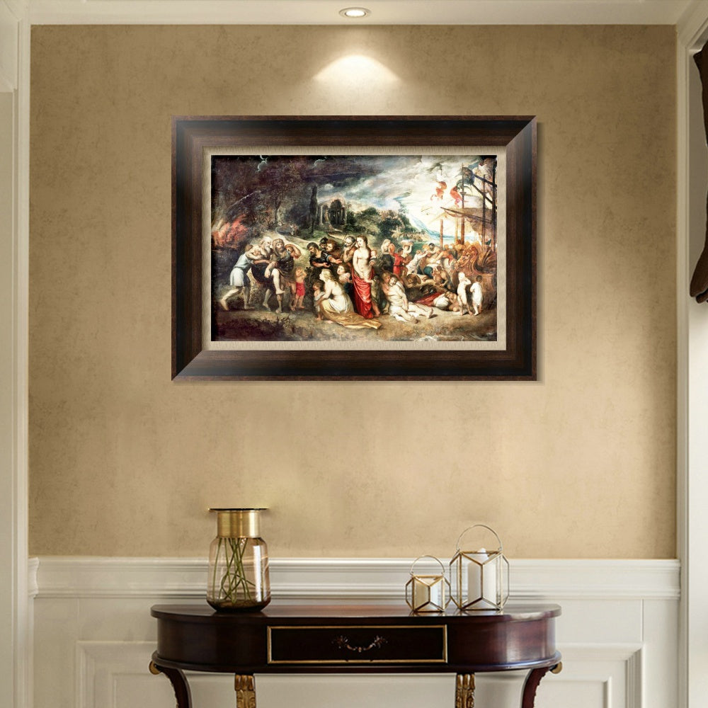 INVIN ART Framed Canvas Art Giclee Print Series#269 by Peter Paul Rubens Wall Art Living Room Home Office Decorations