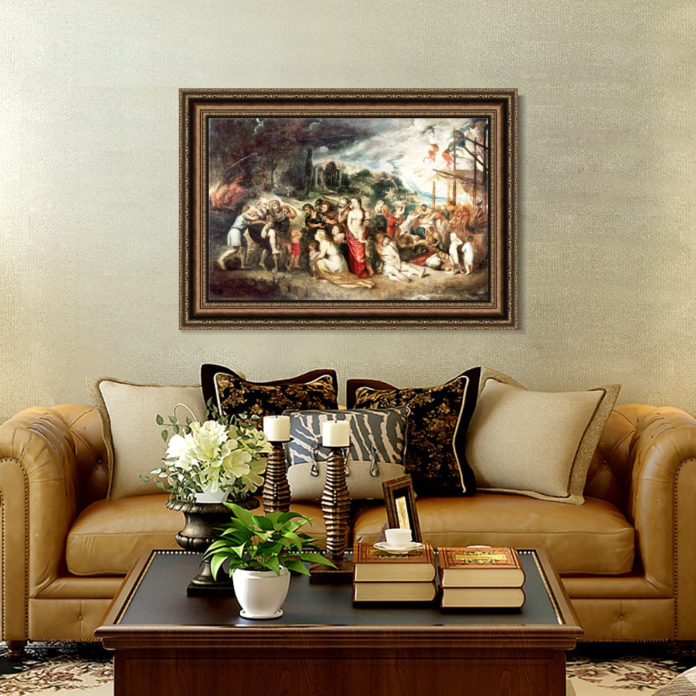 INVIN ART Framed Canvas Art Giclee Print Series#269 by Peter Paul Rubens Wall Art Living Room Home Office Decorations