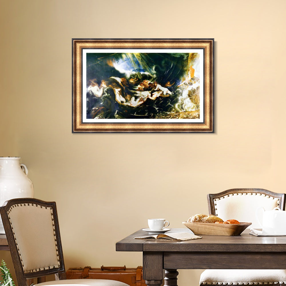 INVIN ART Framed Canvas Art Giclee Print Series#274 by Peter Paul Rubens Wall Art Living Room Home Office Decorations