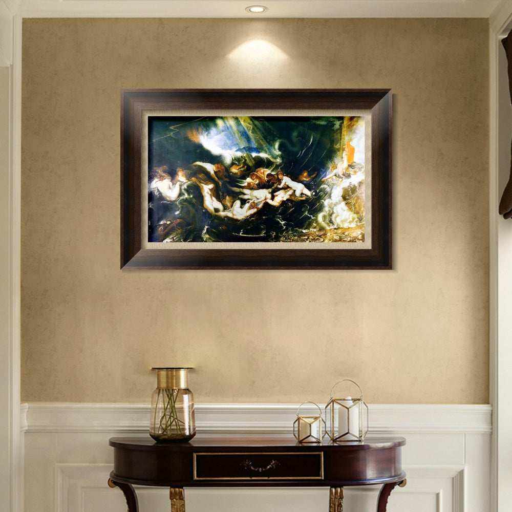 INVIN ART Framed Canvas Art Giclee Print Series#274 by Peter Paul Rubens Wall Art Living Room Home Office Decorations