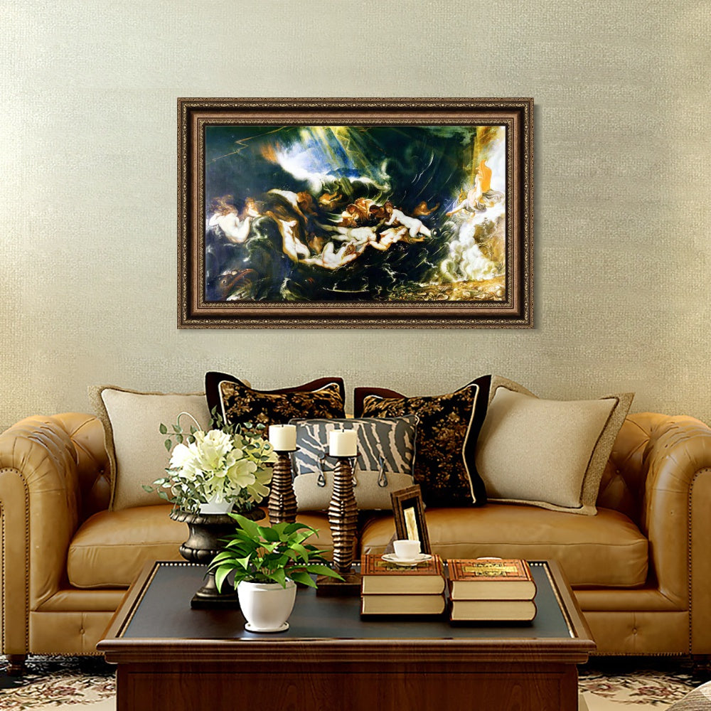 INVIN ART Framed Canvas Art Giclee Print Series#274 by Peter Paul Rubens Wall Art Living Room Home Office Decorations