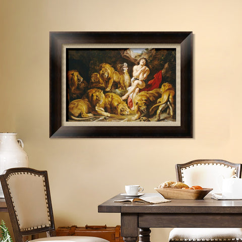 INVIN ART Framed Canvas Art Giclee Print Series#277 by Peter Paul Rubens Wall Art Living Room Home Office Decorations