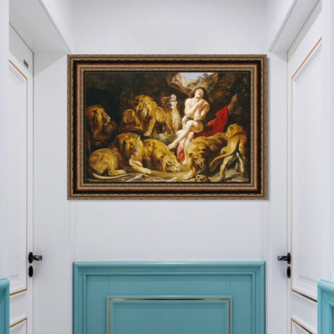 INVIN ART Framed Canvas Art Giclee Print Series#277 by Peter Paul Rubens Wall Art Living Room Home Office Decorations