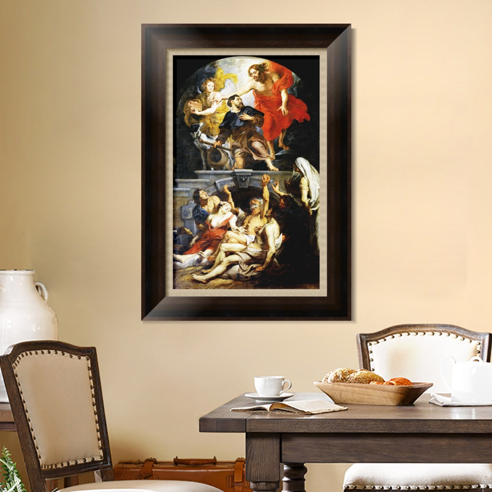 INVIN ART Framed Canvas Art Giclee Print Series#279 by Peter Paul Rubens Wall Art