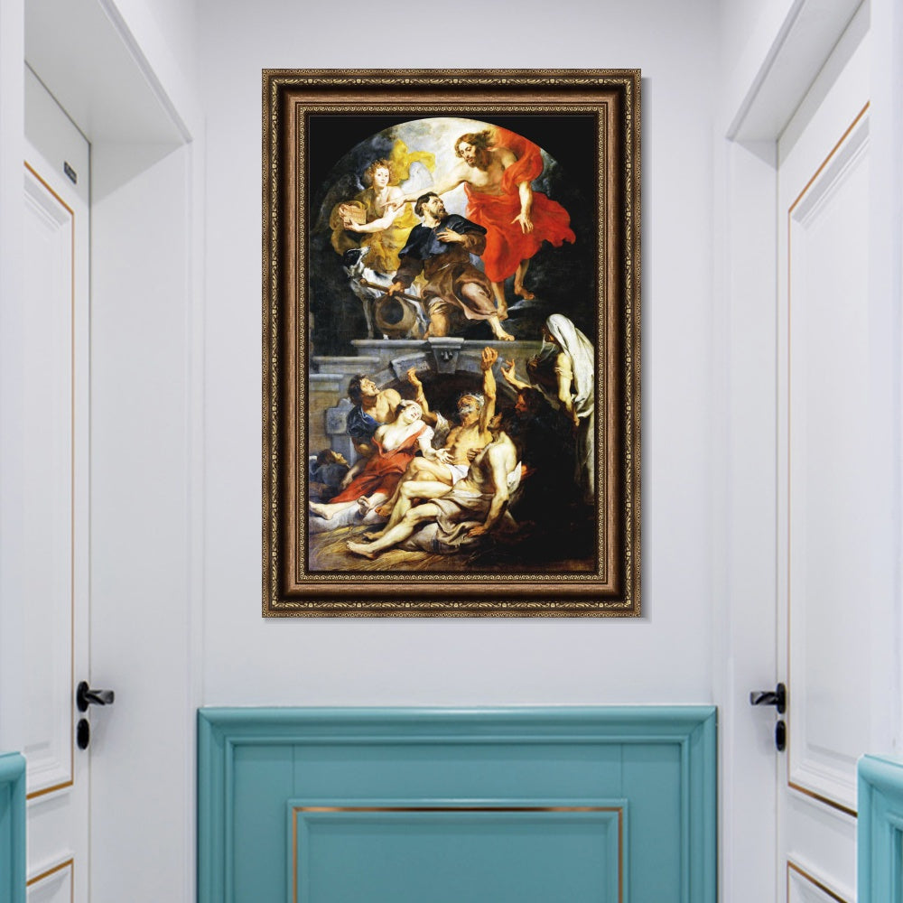 INVIN ART Framed Canvas Art Giclee Print Series#279 by Peter Paul Rubens Wall Art