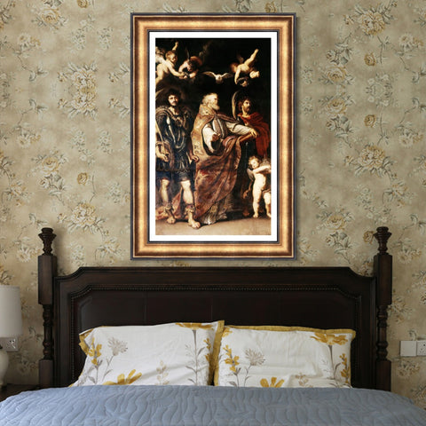 INVIN ART Framed Canvas Art Giclee Print Series#283 by Peter Paul Rubens Wall Art Living Room Home Office Decorations