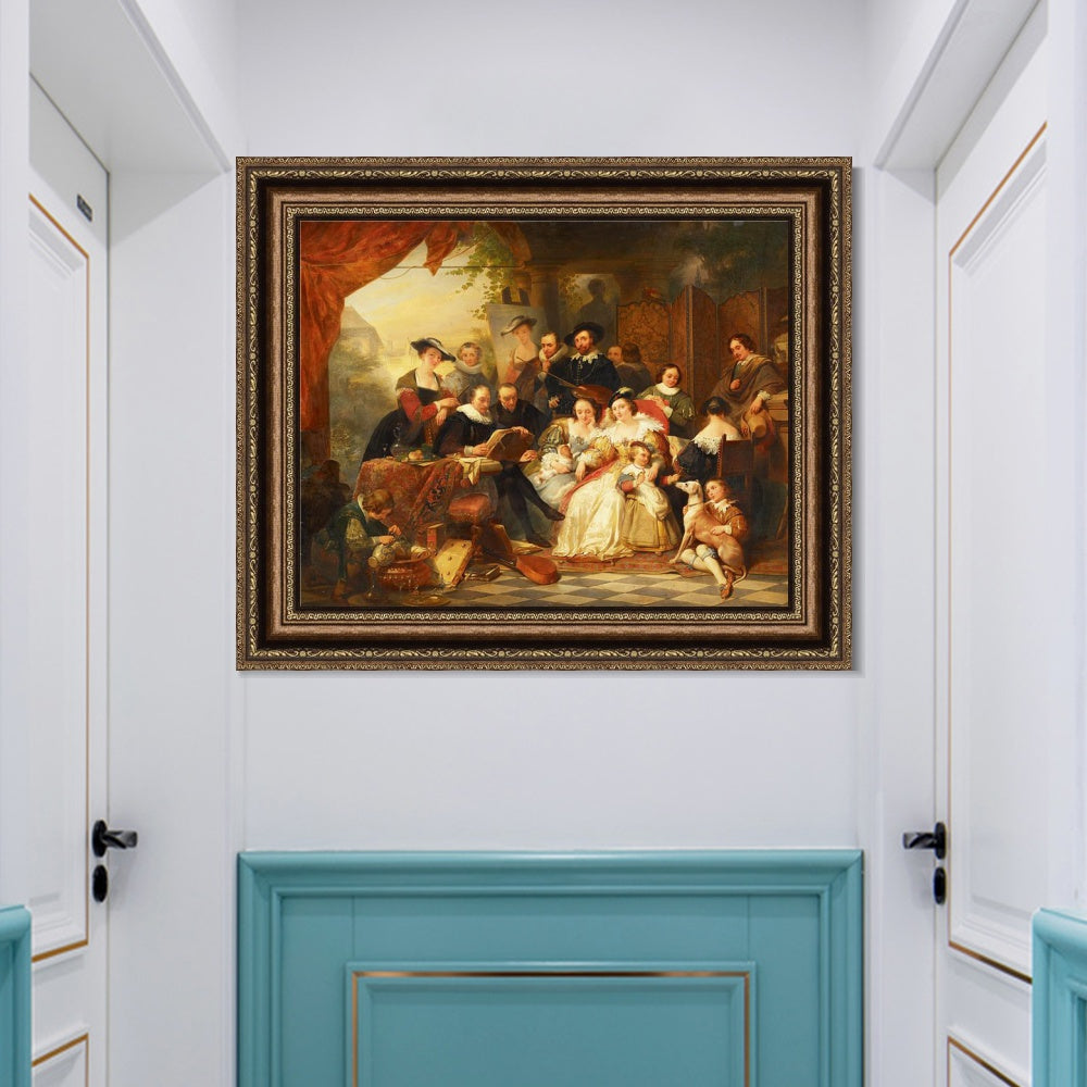 INVIN ART Framed Canvas Art Giclee Print Series#287 by Peter Paul Rubens Wall Art