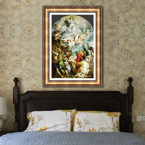 INVIN ART Framed Canvas Art Giclee Print Series#288 by Peter Paul Rubens Wall Art Living Room Home Office Decorations