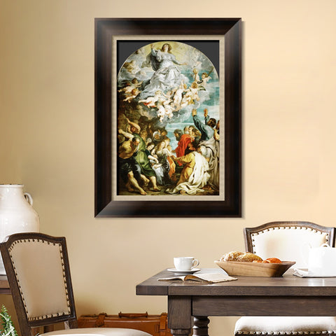 INVIN ART Framed Canvas Art Giclee Print Series#288 by Peter Paul Rubens Wall Art Living Room Home Office Decorations