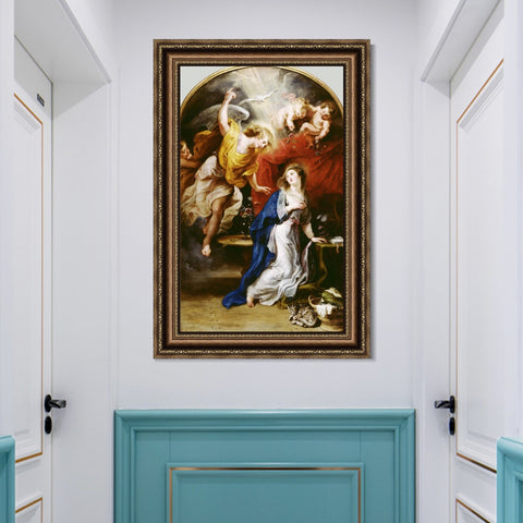 INVIN ART Framed Canvas Art Giclee Print Series#289 by Peter Paul Rubens Wall Art Living Room Home Office Decorations