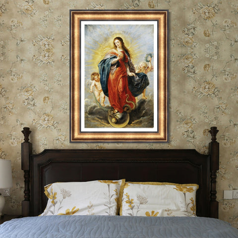 INVIN ART Framed Canvas Art Giclee Print Series#290 by Peter Paul Rubens Wall Art Living Room Home Office Decorations