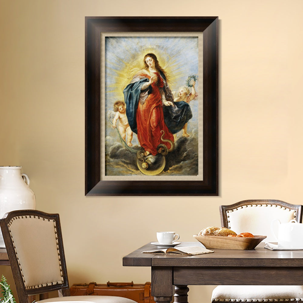 INVIN ART Framed Canvas Art Giclee Print Series#290 by Peter Paul Rubens Wall Art Living Room Home Office Decorations