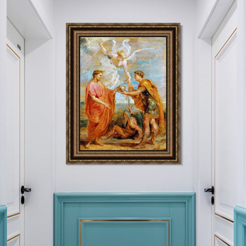 INVIN ART Framed Canvas Art Giclee Print Series#292 by Peter Paul Rubens Wall Art Living Room Home Office Decorations