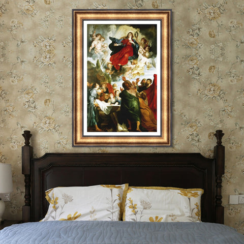 INVIN ART Framed Canvas Art Giclee Print Series#293 by Peter Paul Rubens Wall Art Living Room Home Office Decorations