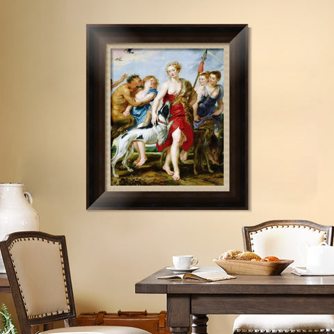 INVIN ART Framed Canvas Art Giclee Print Series#294 by Peter Paul Rubens Wall Art Living Room Home Office Decorations