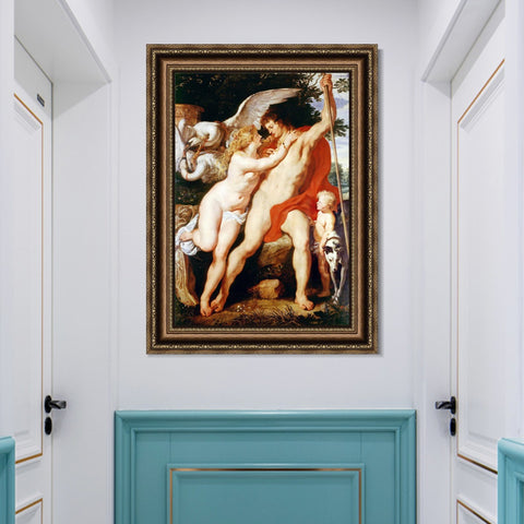 INVIN ART Framed Canvas Art Giclee Print Series#296 by Peter Paul Rubens Wall Art Living Room Home Office Decorations