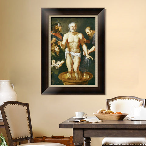 INVIN ART Framed Canvas Art Giclee Print Series#297 by Peter Paul Rubens Wall Art Living Room Home Office Decorations