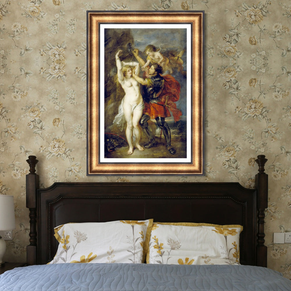 INVIN ART Framed Canvas Art Giclee Print Series#298 by Peter Paul Rubens Wall Art Living Room Home Office Decorations
