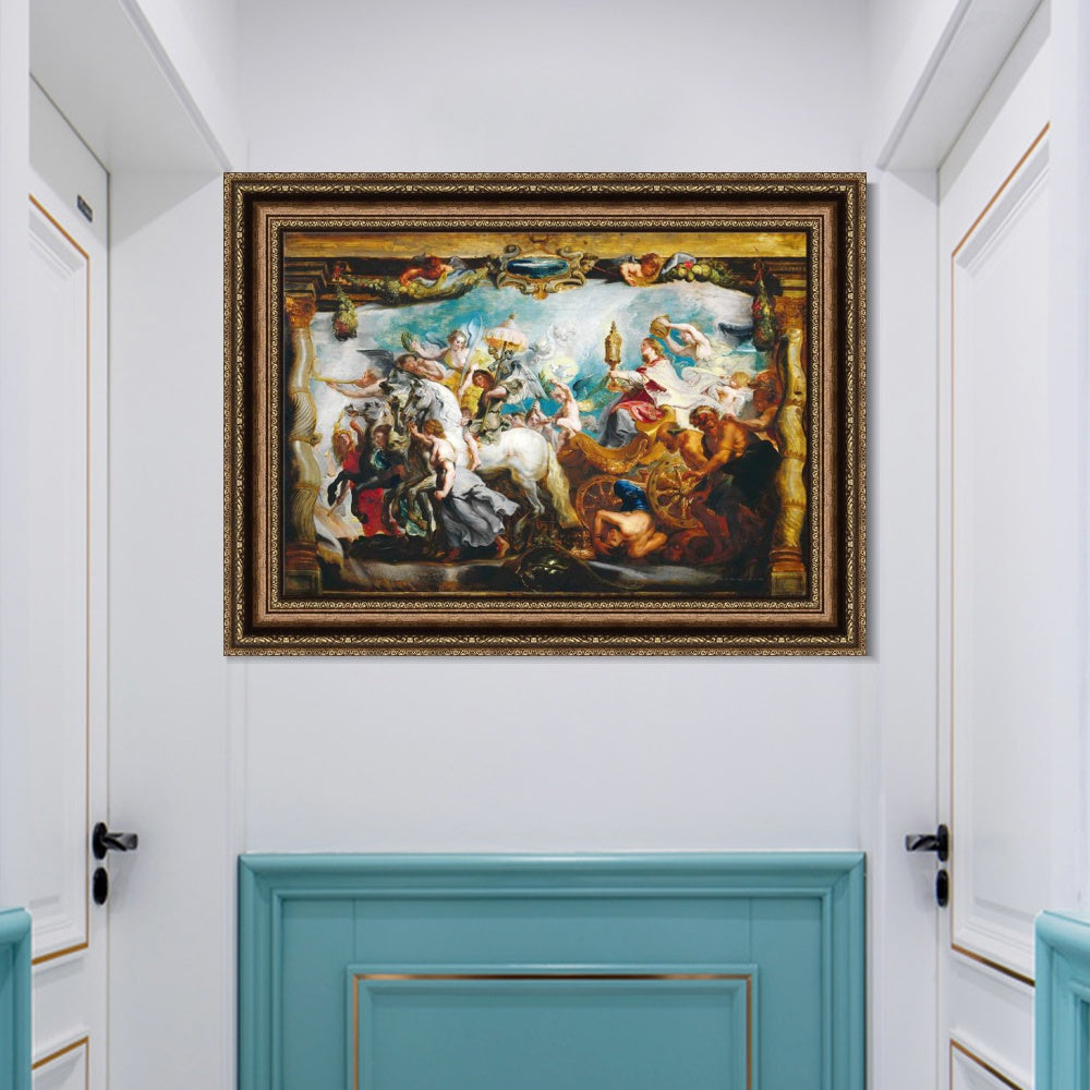 INVIN ART Framed Canvas Art Giclee Print Series#303 by Peter Paul Rubens Wall Art